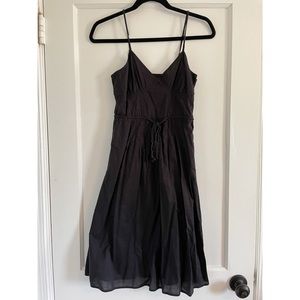 American Eagle black midi dress